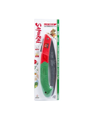 SERRUCHO SAMURAI PLEGABLE 180 mm ROJO
