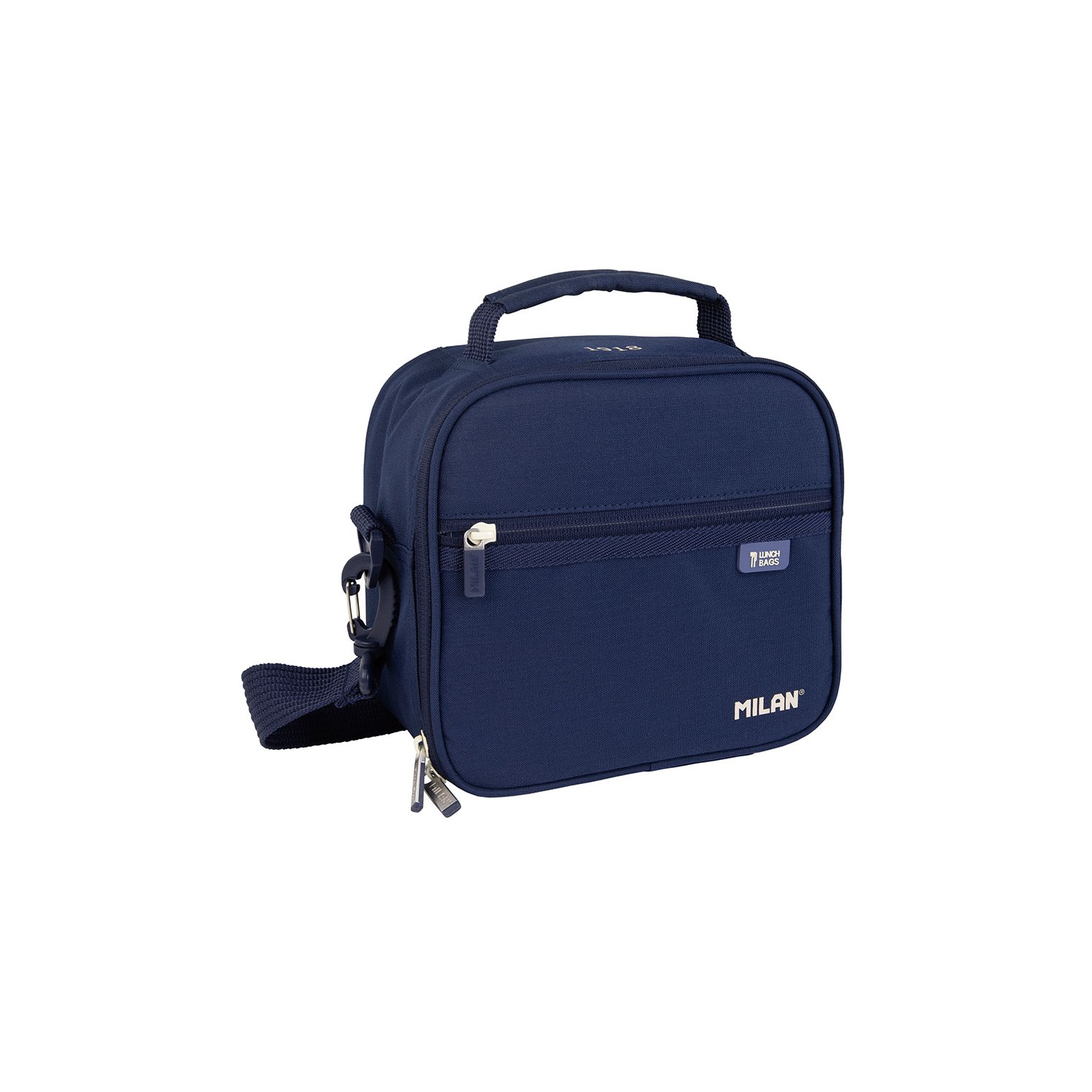 Bolsa isotérmica porta alimentos con 3 recipientes (3,5l) serie 1918, azul marino milan Bolsa isotérmica porta alimentos con 3 recipientes (3,5l) serie 1918, azul marino milan