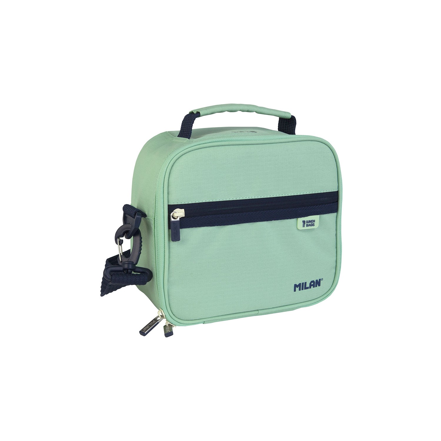 Bolsa isotérmica porta alimentos con 3 recipientes (3,5l) serie 1918, verde milan Bolsa isotérmica porta alimentos con 3 recipientes (3,5l) serie 1918, verde milan