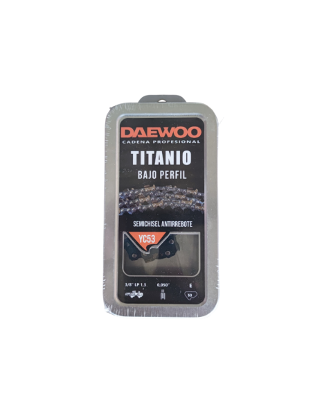 CADENA MOTOSIERRA DAEWOO TITANIO 1/4 0,43" 1.1mm 64E