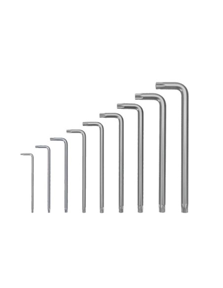 JUEGO LLAVES TORX VITO 9 UNID. CON AGUJERO PRO.