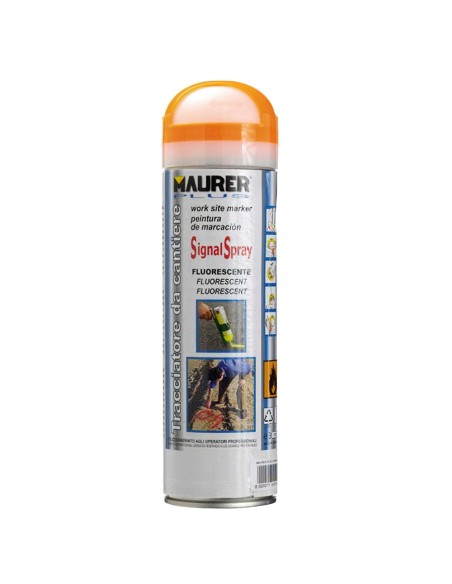 SPRAY MARCADOR MAURER FLOURESCENTE NARANJA