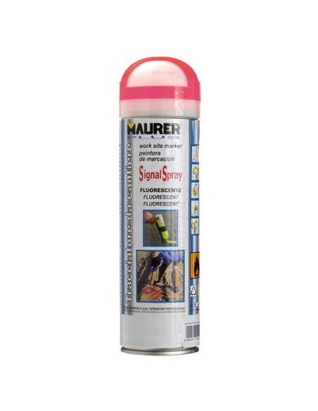 SPRAY MARCADOR MAURER FLOURESCENTE ROJO