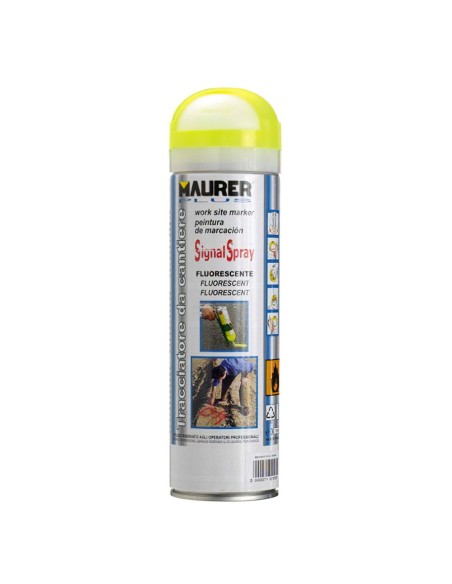 SPRAY MARCADOR FLUORESCENTE MAURER AMARILLO