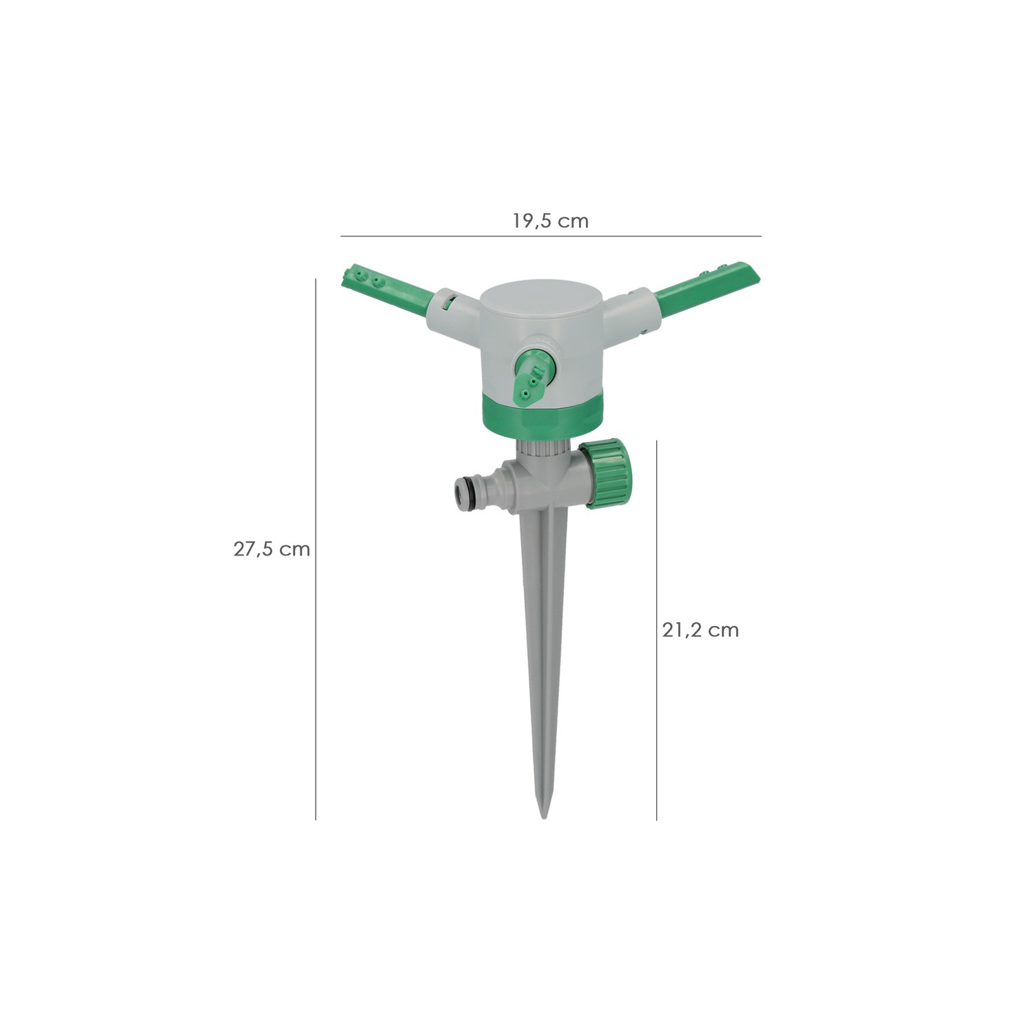 ASPERSOR GIRATORIO 3 BRAZOS SATURNIA CON PINCHO