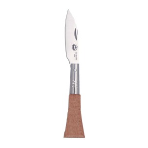 Navaja inoxidable hoja 5,2cm madera natural imex el zorro