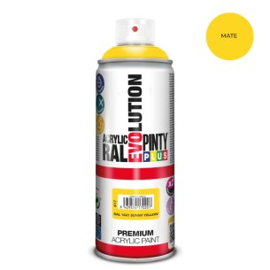 Pintura en spray pintyplus evolution 520cc ral1021 matt sunny yellow