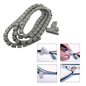 Organizador de cables "comecables" 2m ø25mm edm