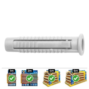 Caja 100 unidades taco fx ø5mm