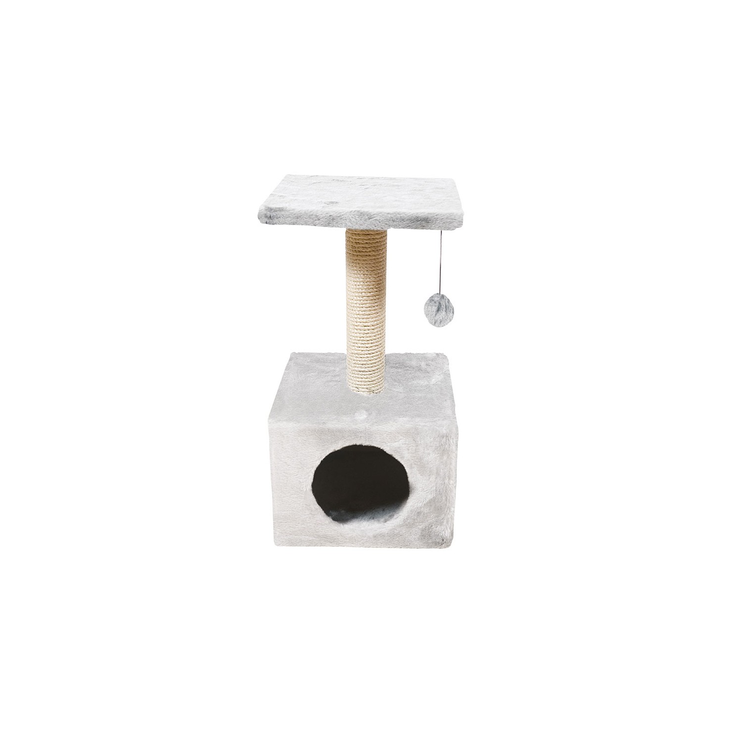 Rascador savanna town gris claro 60x30x30cm nayeco Rascador savanna town gris claro 60x30x30cm nayeco