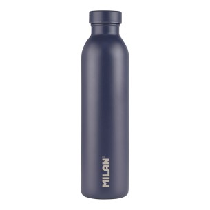 Botella isotérmica de acero inoxidable 304 591ml azul marino, edición sunset milan