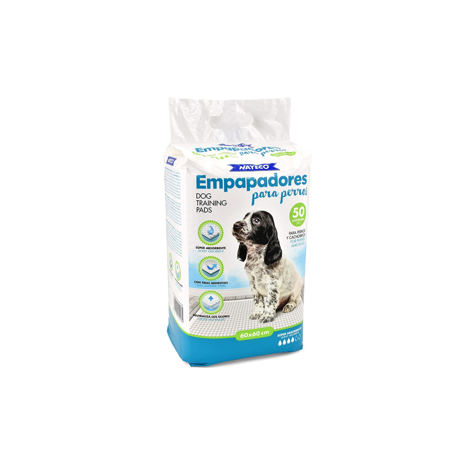Empapadores basic 60x60cm 50 unid. nayeco Empapadores basic 60x60cm 50 unid. nayeco