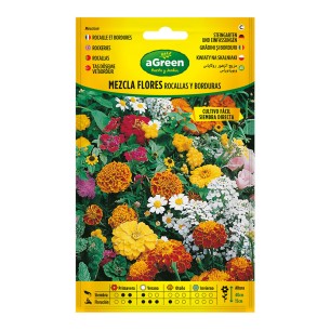 Sobre con semillas mezcla de flores rocallas y borduras 300595bolsh agreen