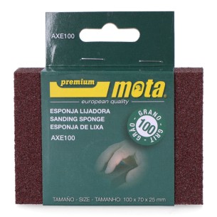 Lija de esponja alumina grano 100 axe100 mota