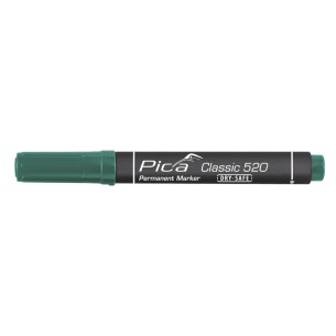 Marcador permanente tipo bala verde