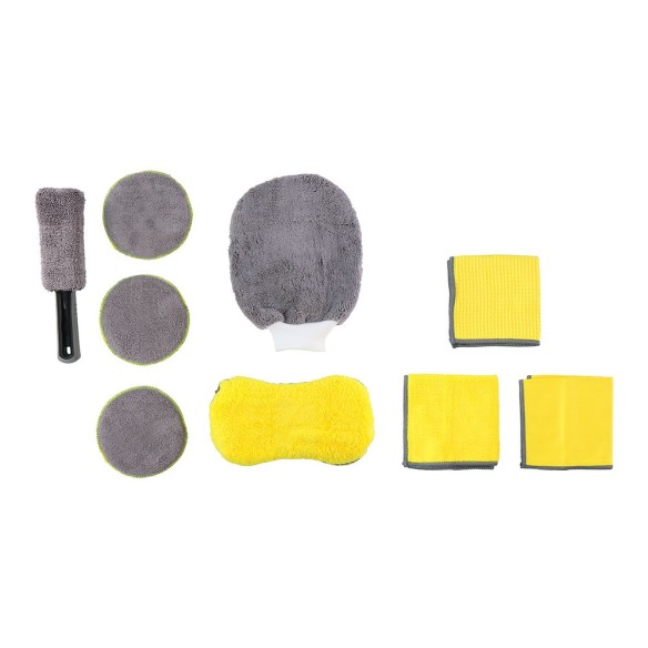 KIT DE LIMPIEZA COCHE 9 PZS DUNLOP