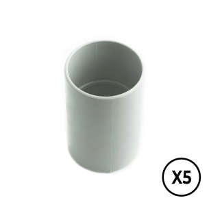 Manguito gris ø 20 mm, 5 unidades