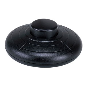Interruptor de pie 2a 250 v negro