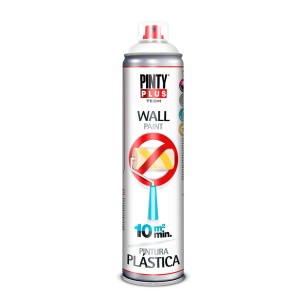 Pintura plástica ral 9016 blanca 600 ml