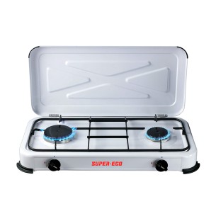 Cocina de gas esmaltada 2 fuegos