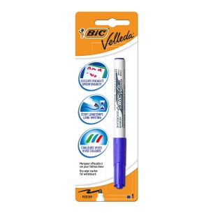 Marcador pizarra velleda 1741 azul blister