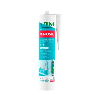Silicona acética cocinas y baños transparente 311