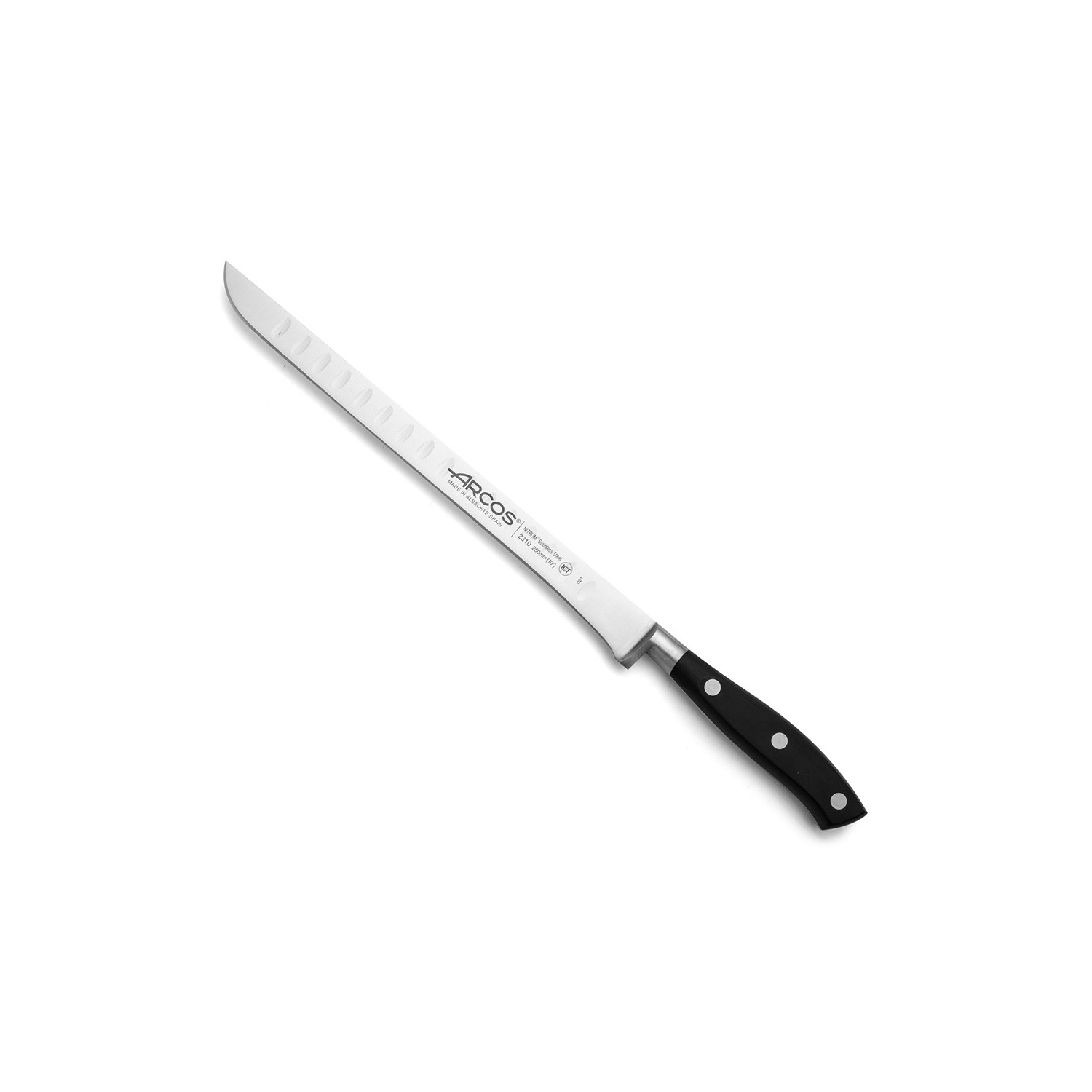 Cuchillo jamonero flexible serie riviera 250 mm Cuchillo jamonero flexible serie riviera 250 mm