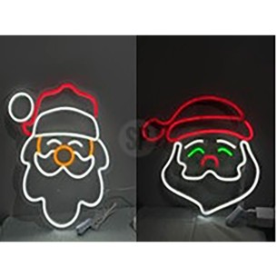 Figura navideña de neón, 2 modelos variados