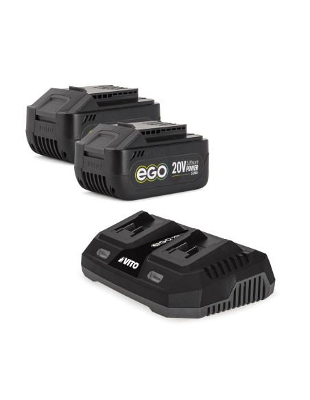 BATERIA EGO PACK VITO X2 5AH +  CARGADOR RAPIDO