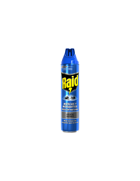RAID INSECTICIDA MOSCAS 600ML