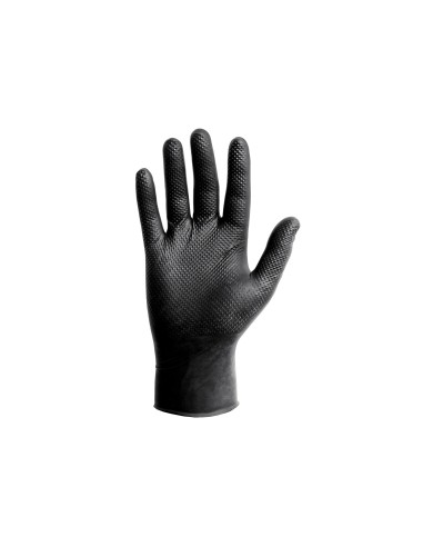 GUANTES NITRILO VITO CAJA 50UNID. NEGRO T-S
