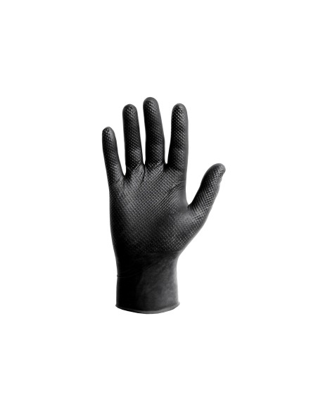GUANTES NITRILO VITO CAJA 50UNID. NEGRO T-S
