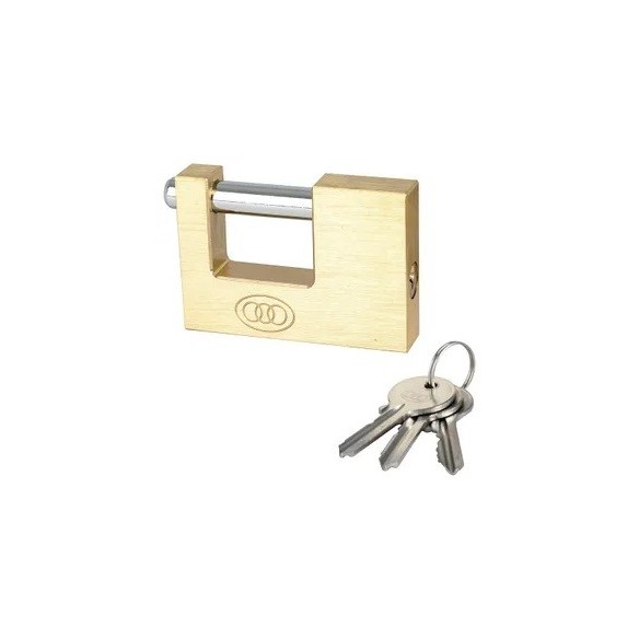 CANDADO RECTANGULAR TRI-CICLE 80MM