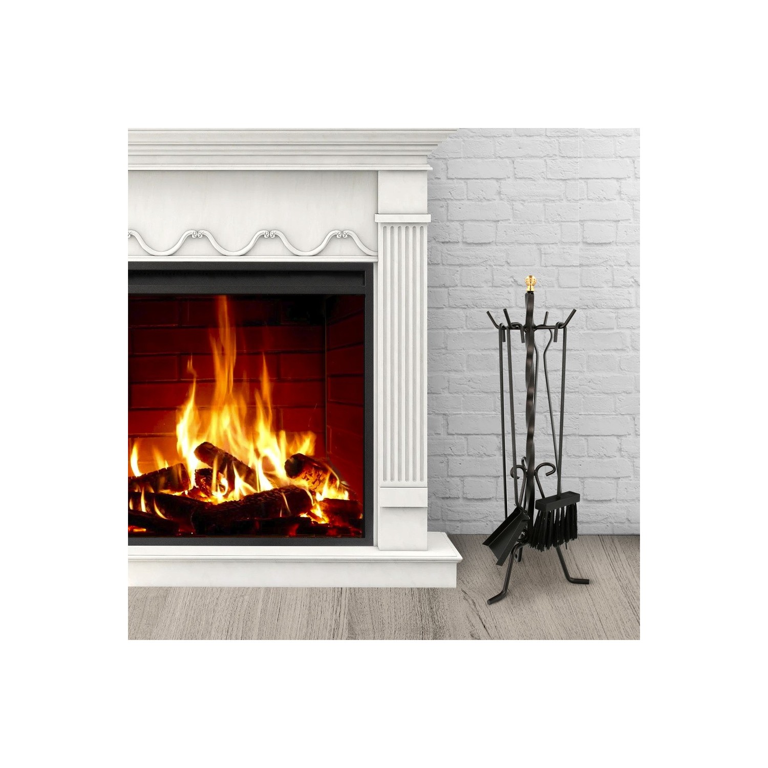 JUEGO ATIZADORES CHIMENEA 5PZ