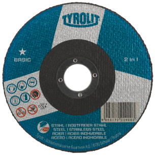 DISCO DE CORTE ACERO TYROLIT 230MM